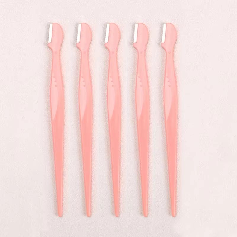 Karsyngirl Straight Handle Round Head Eyebrow Trimmer Set  Gentle AntiScratch Razor For Brows And F 14