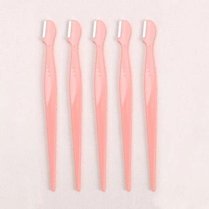 Karsyngirl Straight Handle Round Head Eyebrow Trimmer Set  Gentle AntiScratch Razor For Brows And F 14