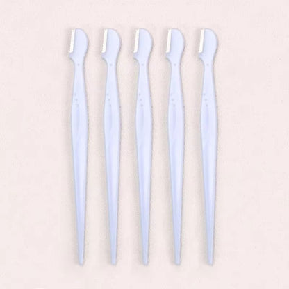 Karsyngirl Straight Handle Round Head Eyebrow Trimmer Set  Gentle AntiScratch Razor For Brows And F 15