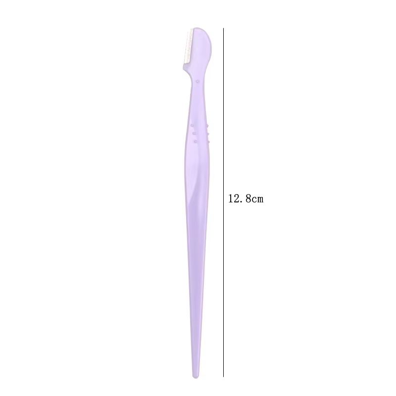 Karsyngirl Straight Handle Round Head Eyebrow Trimmer Set  Gentle AntiScratch Razor For Brows And F 5