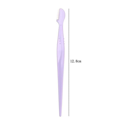 Karsyngirl Straight Handle Round Head Eyebrow Trimmer Set  Gentle AntiScratch Razor For Brows And F 5