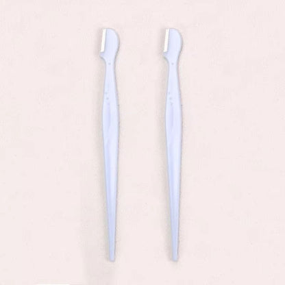 Karsyngirl Straight Handle Round Head Eyebrow Trimmer Set  Gentle AntiScratch Razor For Brows And F 6