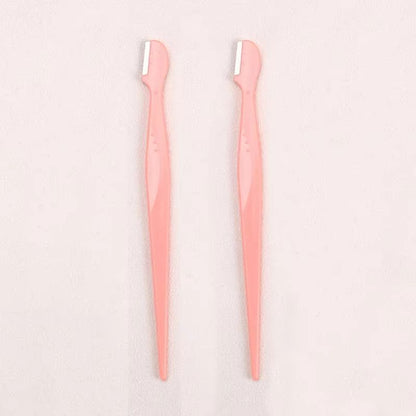 Karsyngirl Straight Handle Round Head Eyebrow Trimmer Set  Gentle AntiScratch Razor For Brows And F 7