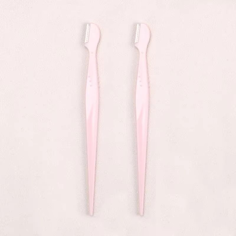 Karsyngirl Straight Handle Round Head Eyebrow Trimmer Set  Gentle AntiScratch Razor For Brows And F 8