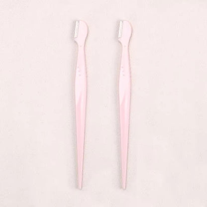 Karsyngirl Straight Handle Round Head Eyebrow Trimmer Set  Gentle AntiScratch Razor For Brows And F 8