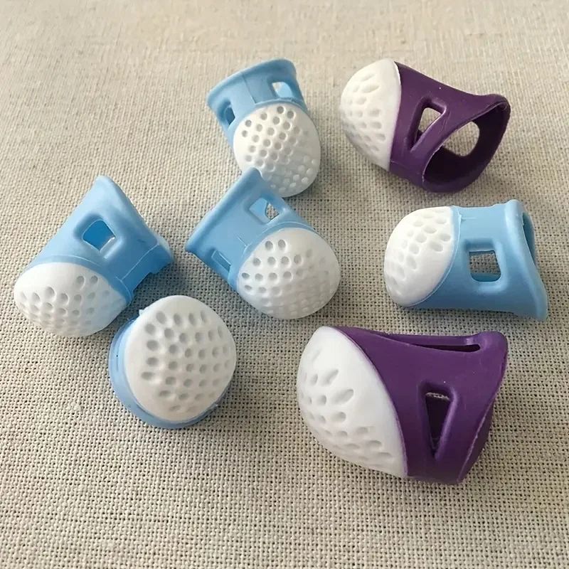 SoftGrip Silicone Sewing Thimble  2Pack AntiSlip Set For Embroidery  Craft 3