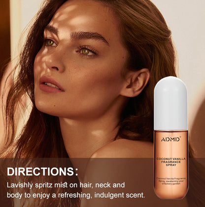 Compact  TravelReady Fragrance Spray  Coconut Perfume Sprays For Hair  Body 1