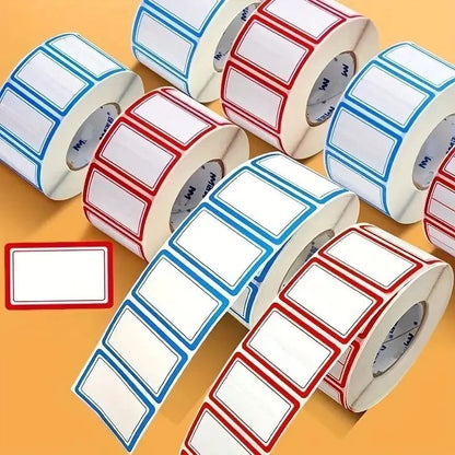 Freezer-Ready Reusable Storage Labels – 500-Pack Waterproof & Oil-Resistant Food Container Stickers