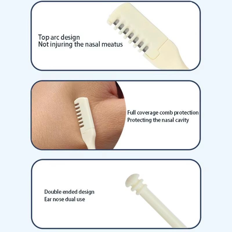 Karsyngirl 360 Rotating Nose Hair Remover  Manual Nasal Clippers For Safe Nose  Ear Hair Grooming 1