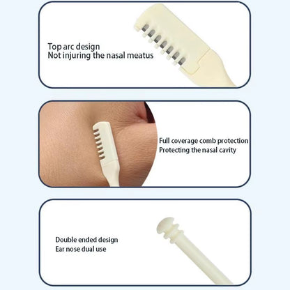 Karsyngirl 360 Rotating Nose Hair Remover  Manual Nasal Clippers For Safe Nose  Ear Hair Grooming 1
