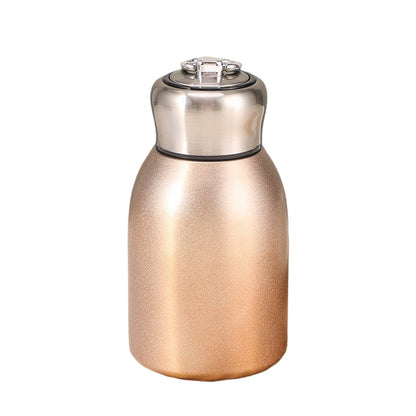 Highvalue Mini Chubby Thermos Cup With 304 Stainless Steel Portable Carrying Ring Big Belly Vacuum  7