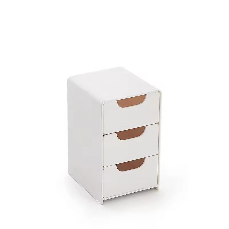 Mini Desktop Jewelry And Cosmetic Organizer With Drawers 7