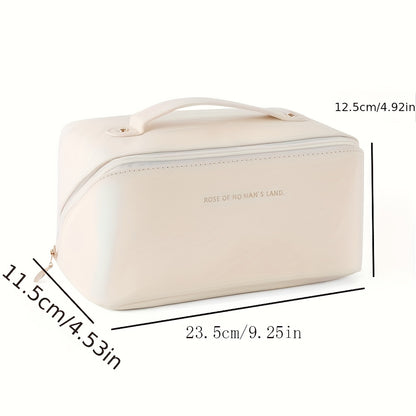 Lady Box Cosmetic Bag Travel Make Up Case Storage Pouch, Toiletry Kit Bag Makeup Organizer Female