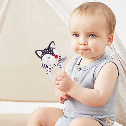 Elephant Plush Baby Rattle Toys Cute Infant Bed Toy Bear Hand Ring Bell Educational Toy For Newborn 2