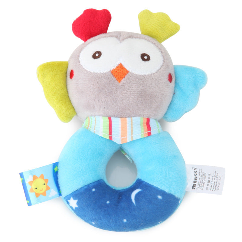 Elephant Plush Baby Rattle Toys Cute Infant Bed Toy Bear Hand Ring Bell Educational Toy For Newborn 5