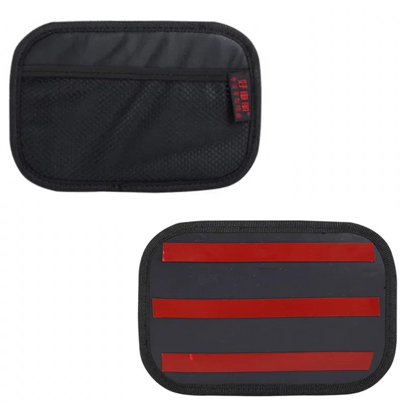 Car Interior Organizer Oxford Fabric Net Bags Leather Mesh Storage For Phones Coins Keys 5