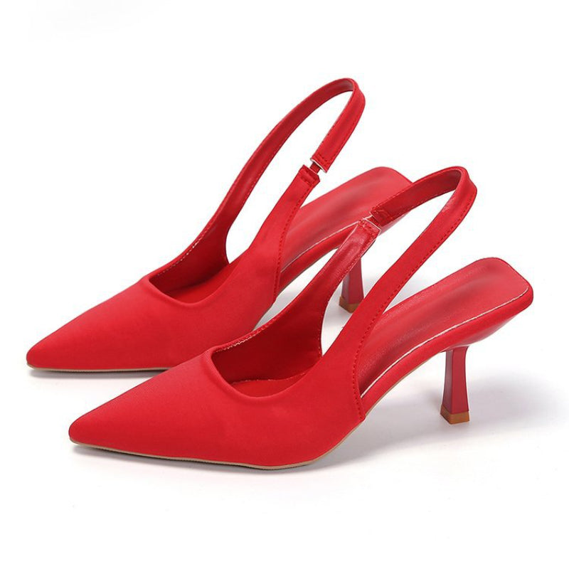 Sexy Women High Heels, Stiletto Pumps, Fashion Pointed Toe Sandals, Luxury Wedding Shoes for Party
