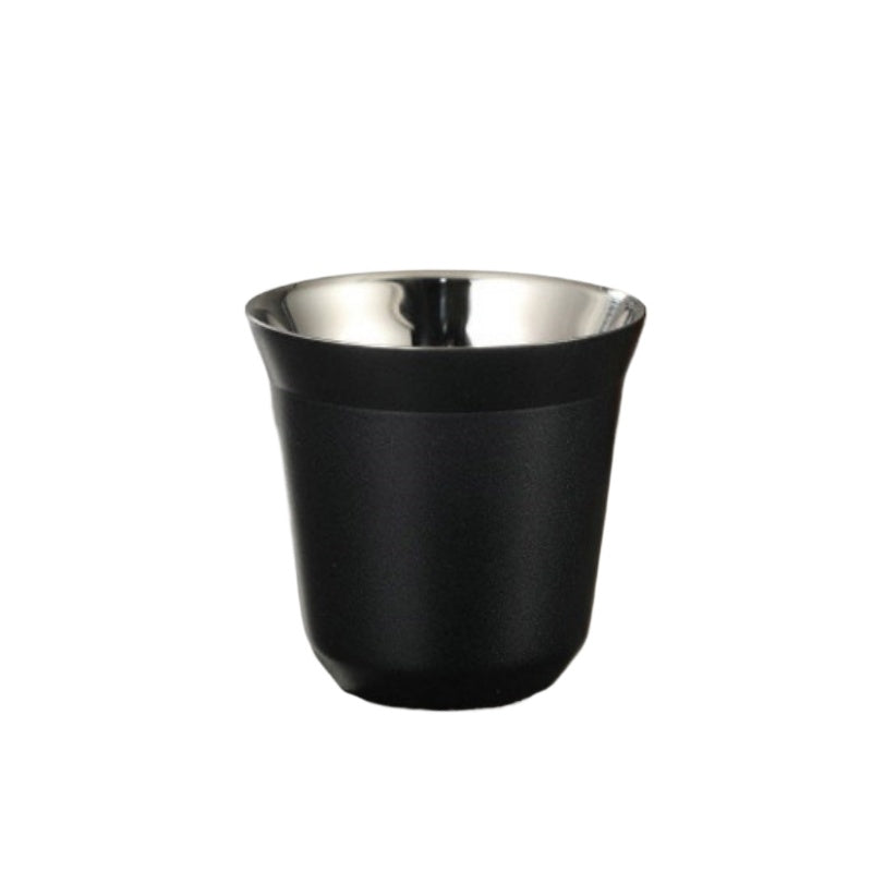 Highgrade Solid Color Water Cup Summer New Simple Flat Bottom Coffee Cup Stainless Steel Doublelaye 8