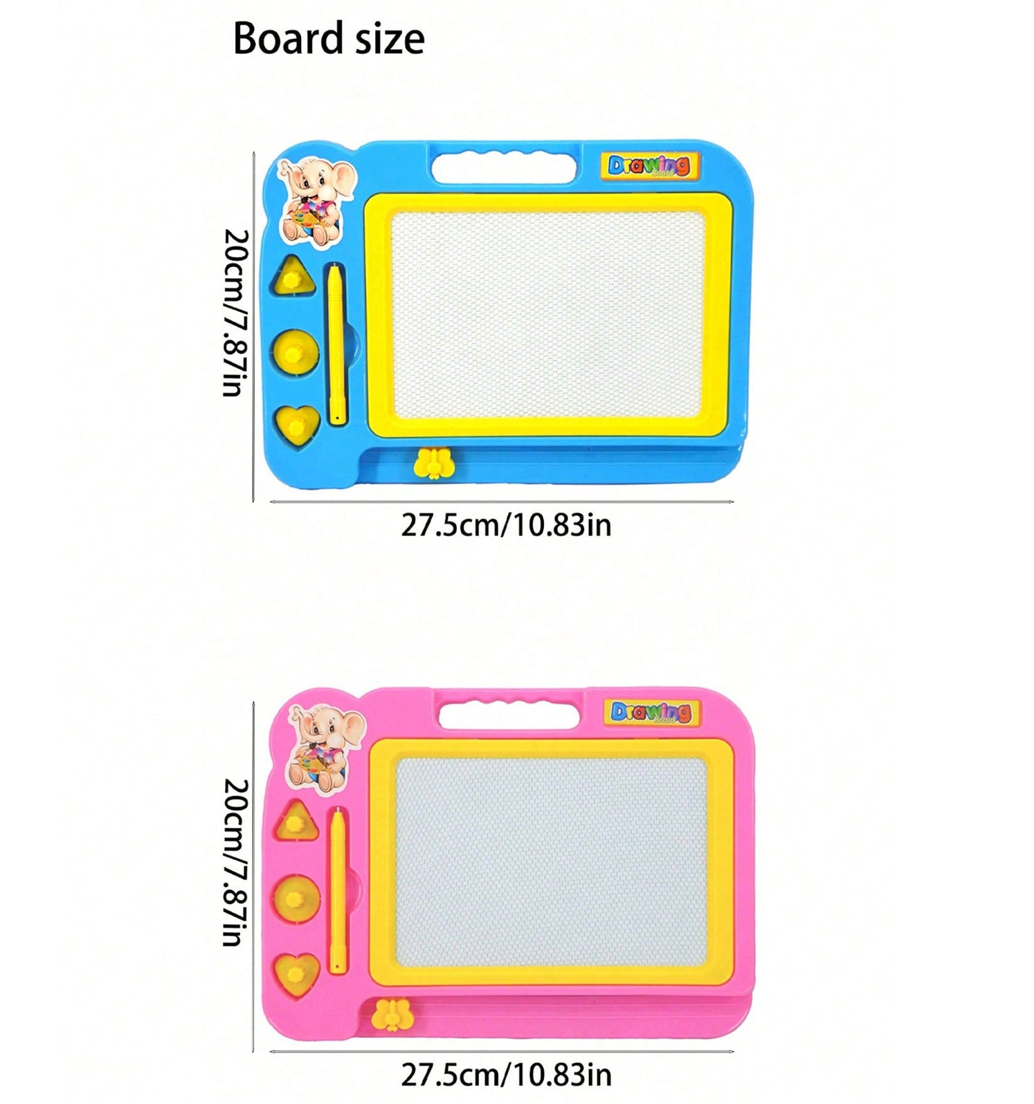 Magnetic drawing board for kids, children writing board painting toy, colorful graffiti puzzle gifts for boys girls