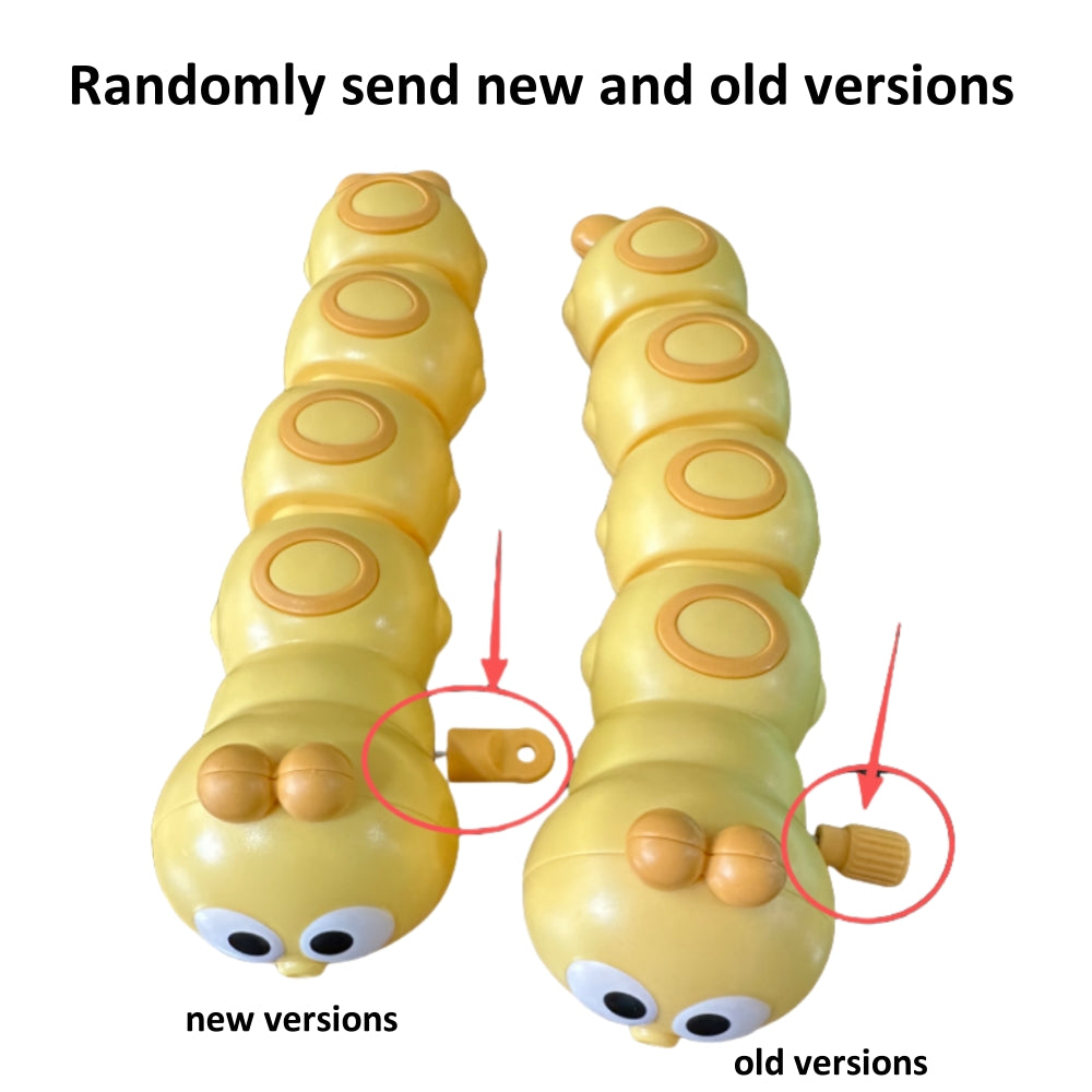 Crawling Toys Parent Child Interactive Cute Animal, Cartoon Clockwork Caterpillar Baby Wind Up Toy for Kids Funny Gift