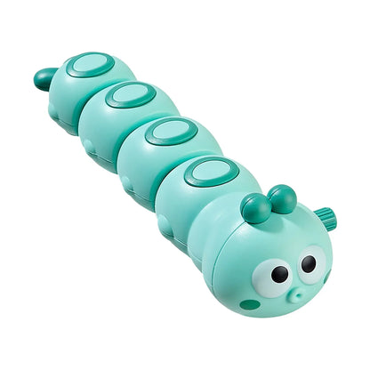 Crawling Toys Parent Child Interactive Cute Animal, Cartoon Clockwork Caterpillar Baby Wind Up Toy for Kids Funny Gift
