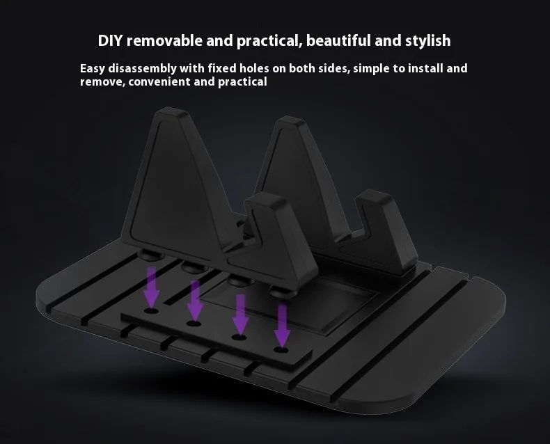 Car Dashboard Phone Stand Creative Silicone Phone Stand Universal Navigation Stand For Car 6