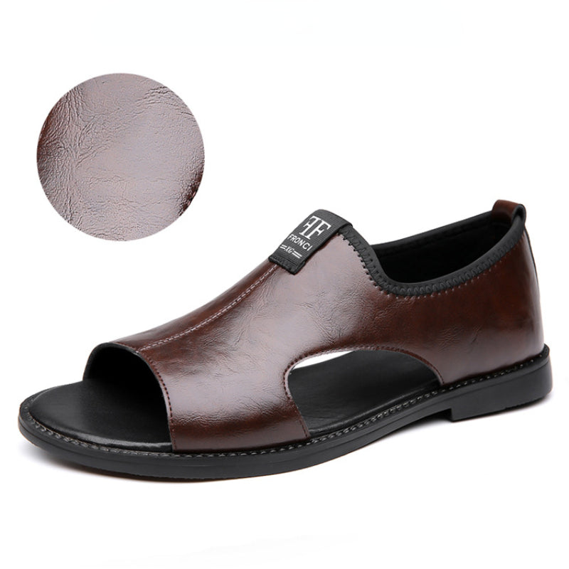 High Quality Leather Sandals for Men Comfortable Casual Slippers