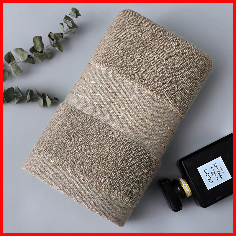 Absorbent Jacquard Polyester Cotton Towel AllCotton Class A Face And Bath Towel For Adults 3