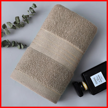 Absorbent Jacquard Polyester Cotton Towel AllCotton Class A Face And Bath Towel For Adults 3