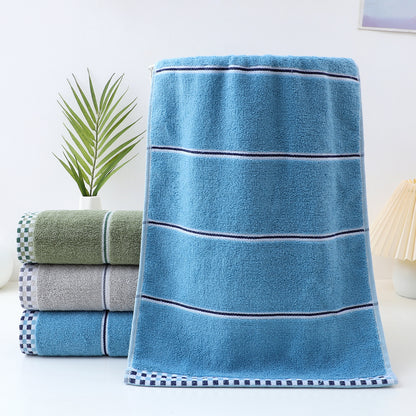 Absorbent Jacquard Polyester Cotton Towel AllCotton Class A Face And Bath Towel For Adults 4