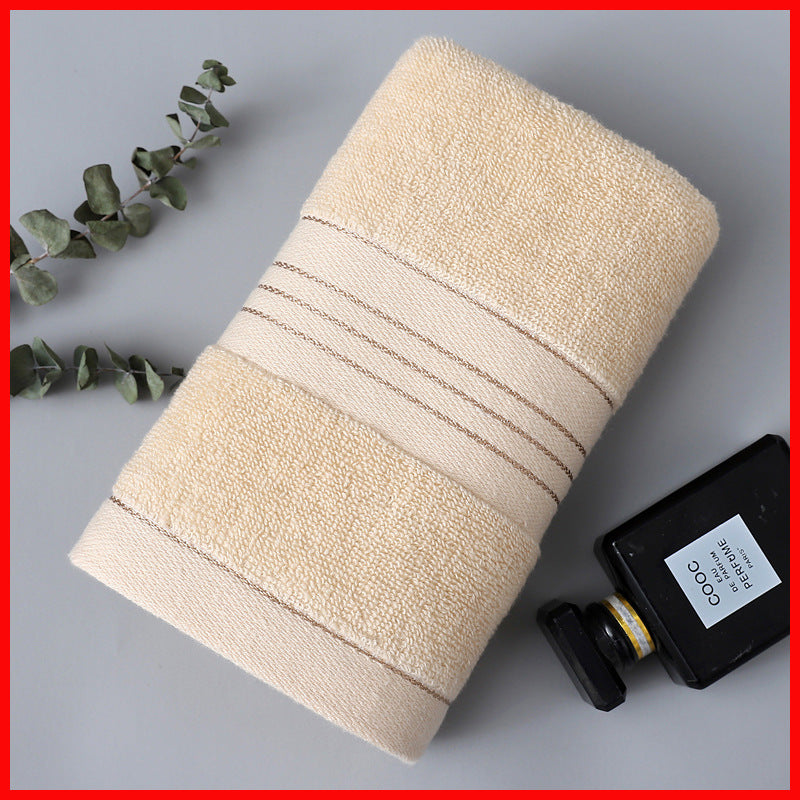 Absorbent Jacquard Polyester Cotton Towel AllCotton Class A Face And Bath Towel For Adults 2