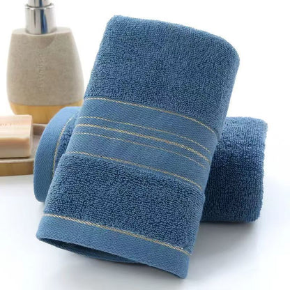 Absorbent Jacquard Polyester Cotton Towel AllCotton Class A Face And Bath Towel For Adults 5