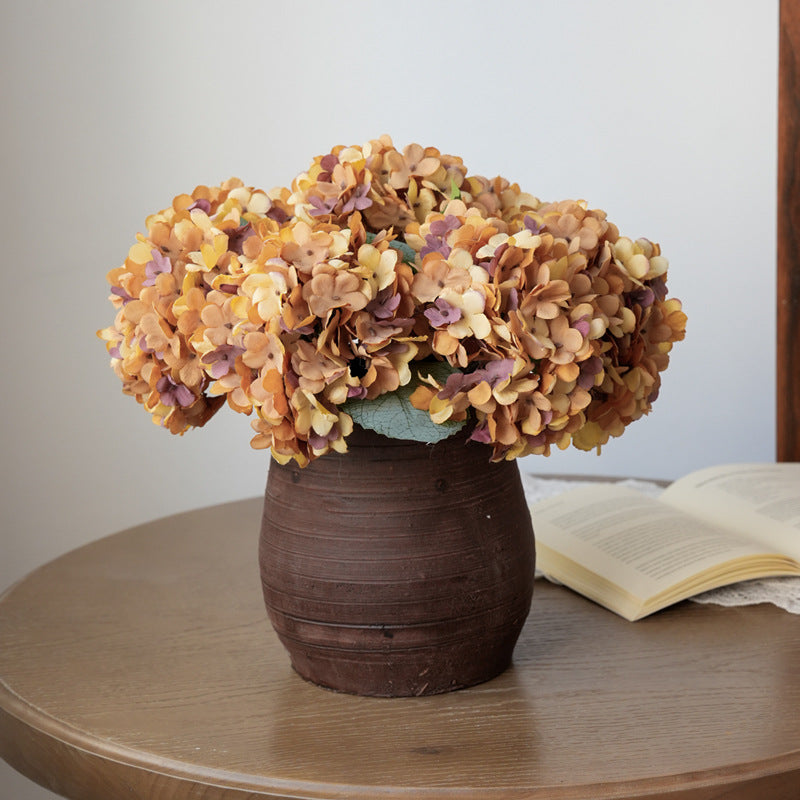 Flower Decoration for Home, Embroidered Ball Simulation Flower for Living Room, Dining Table Wedding Decoration