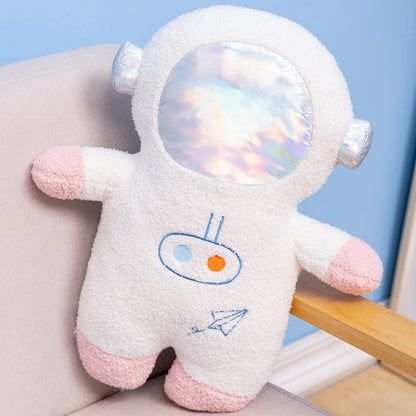Stuffed Spaceship Throw Pillow Home Decor, 58cm Plush Rocket Astronaut Toy, Birthday Gift Space Discovery for Kids