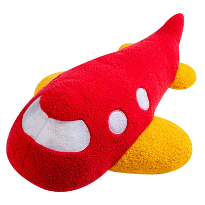 Stuffed Spaceship Throw Pillow Home Decor, 58cm Plush Rocket Astronaut Toy, Birthday Gift Space Discovery for Kids