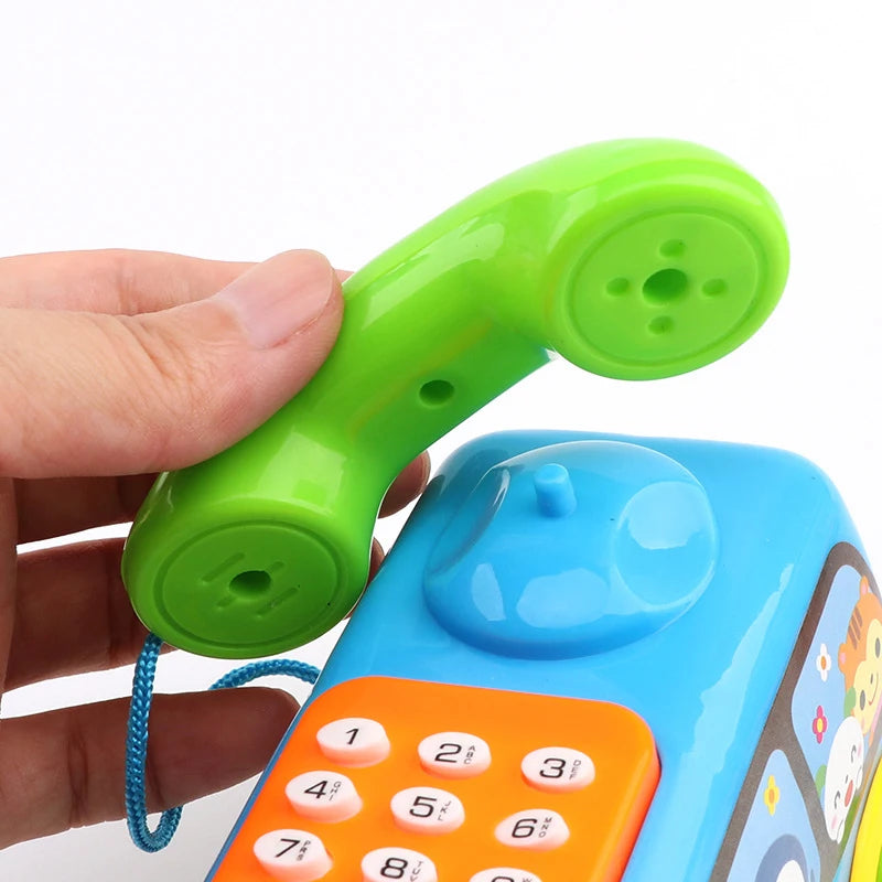 Childrens Singing Phone Toy Baby Cartoon Music Car Educational Machine Toy Early Education Christma 2