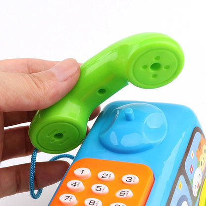 Childrens Singing Phone Toy Baby Cartoon Music Car Educational Machine Toy Early Education Christma 2