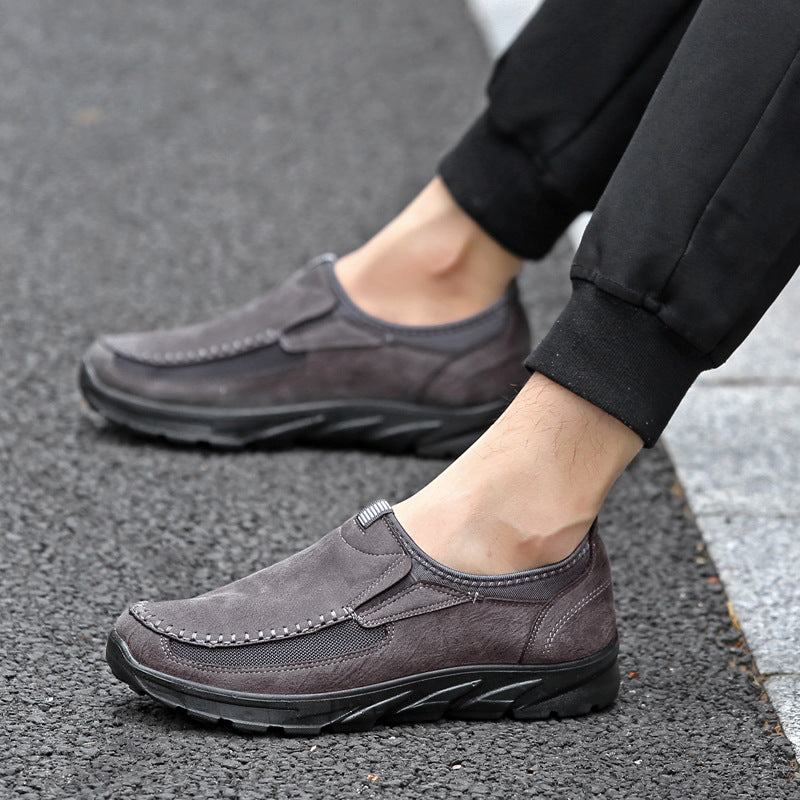 Comfortable Mens Loafers Sneakers Designer Handmade Casual Shoes Soft Sole Retro Walking Moccasins  2