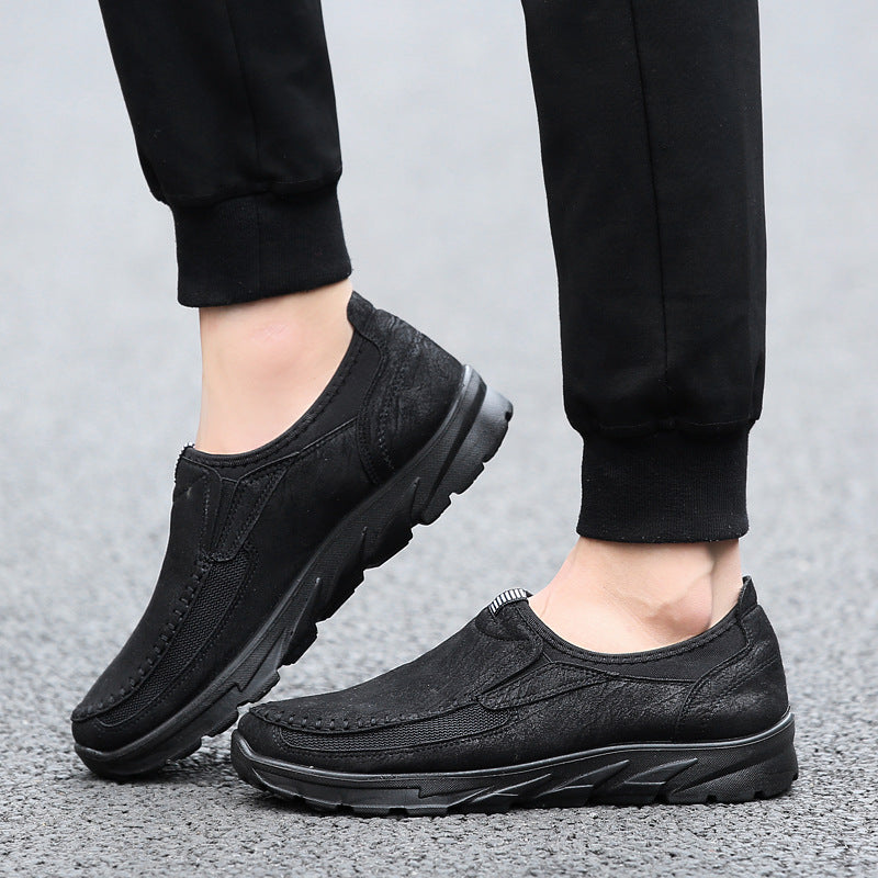 Comfortable Mens Loafers Sneakers Designer Handmade Casual Shoes Soft Sole Retro Walking Moccasins  3