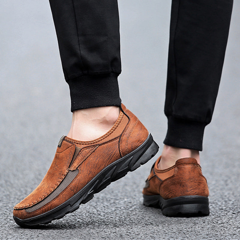 Comfortable Mens Loafers Sneakers Designer Handmade Casual Shoes Soft Sole Retro Walking Moccasins  4