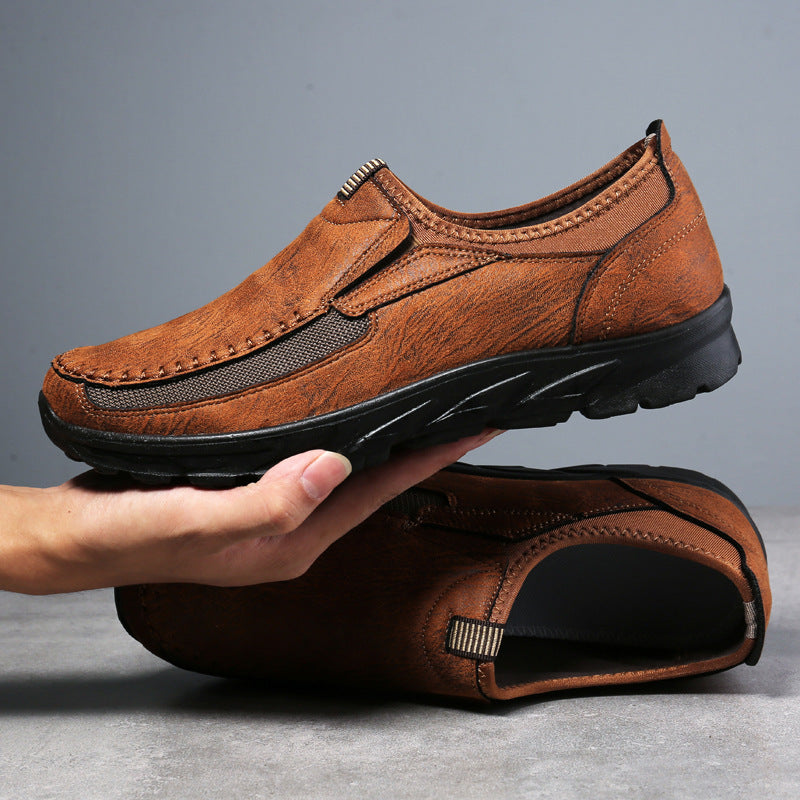 Comfortable Mens Loafers Sneakers Designer Handmade Casual Shoes Soft Sole Retro Walking Moccasins  6