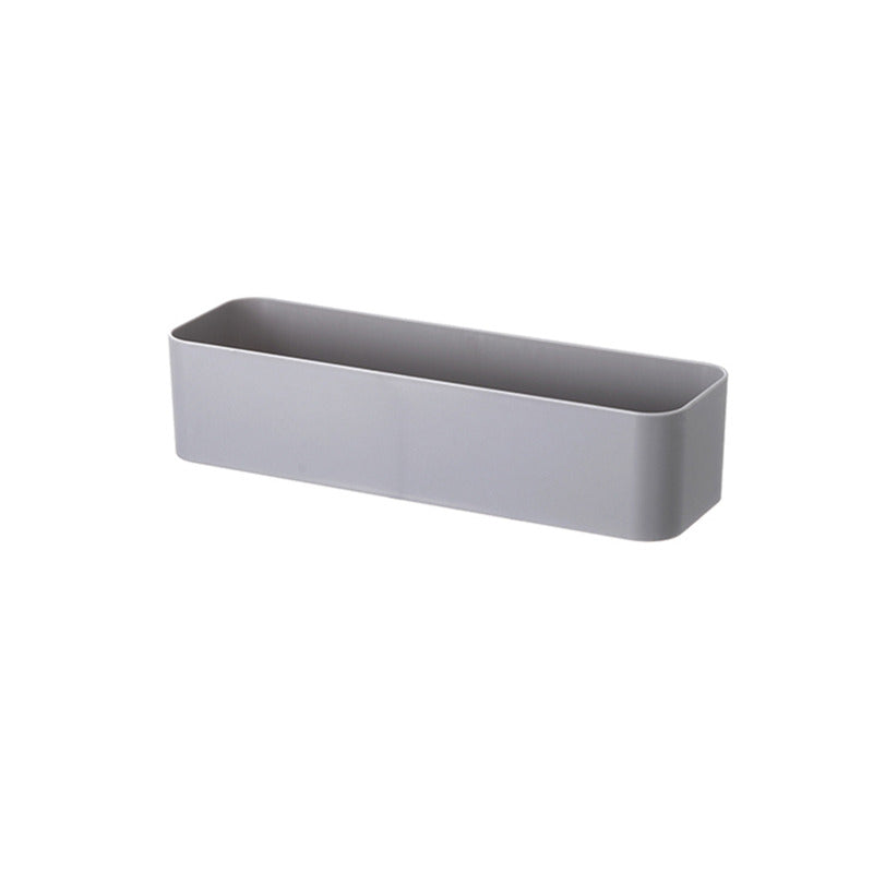 Wall Mounted Cosmetic Storage Box, Bathroom Storage Rack Shelf, Remote Control Phone Holder Organizer