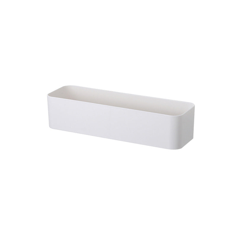Wall Mounted Cosmetic Storage Box, Bathroom Storage Rack Shelf, Remote Control Phone Holder Organizer