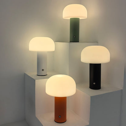 LED Charging Table Lamp New Mushroom Lamp With 3Colors Dimming Mushroom Night Light For Bar And Bed 1