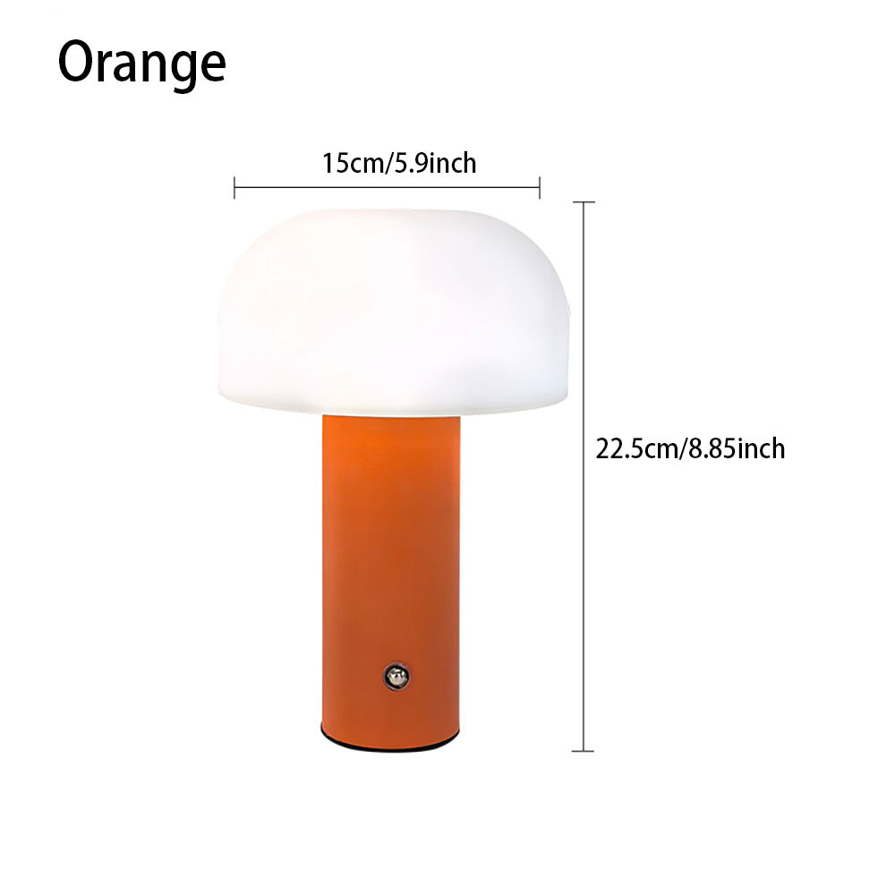 LED Charging Table Lamp New Mushroom Lamp With 3Colors Dimming Mushroom Night Light For Bar And Bed 7