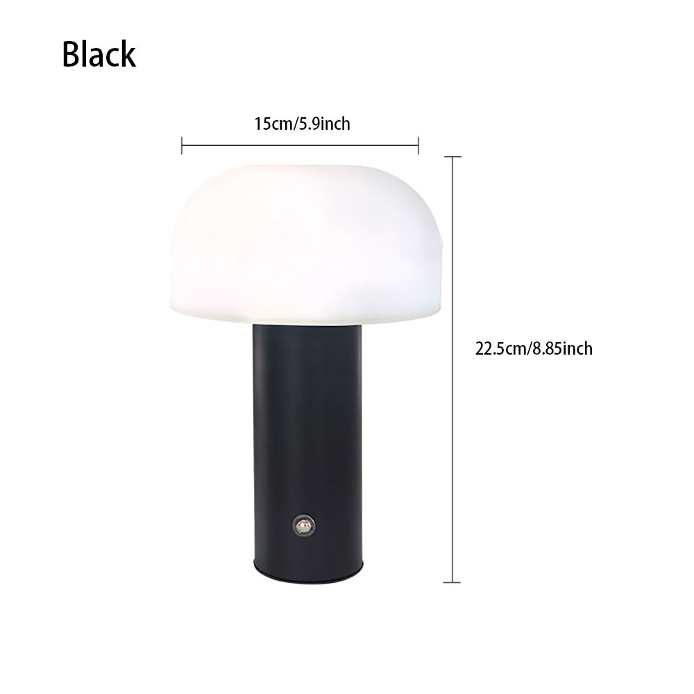 LED Charging Table Lamp New Mushroom Lamp With 3Colors Dimming Mushroom Night Light For Bar And Bed 8