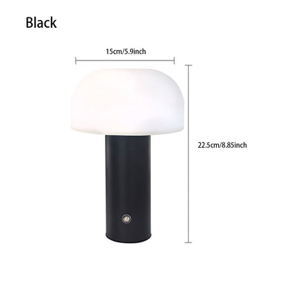 LED Charging Table Lamp New Mushroom Lamp With 3Colors Dimming Mushroom Night Light For Bar And Bed 8