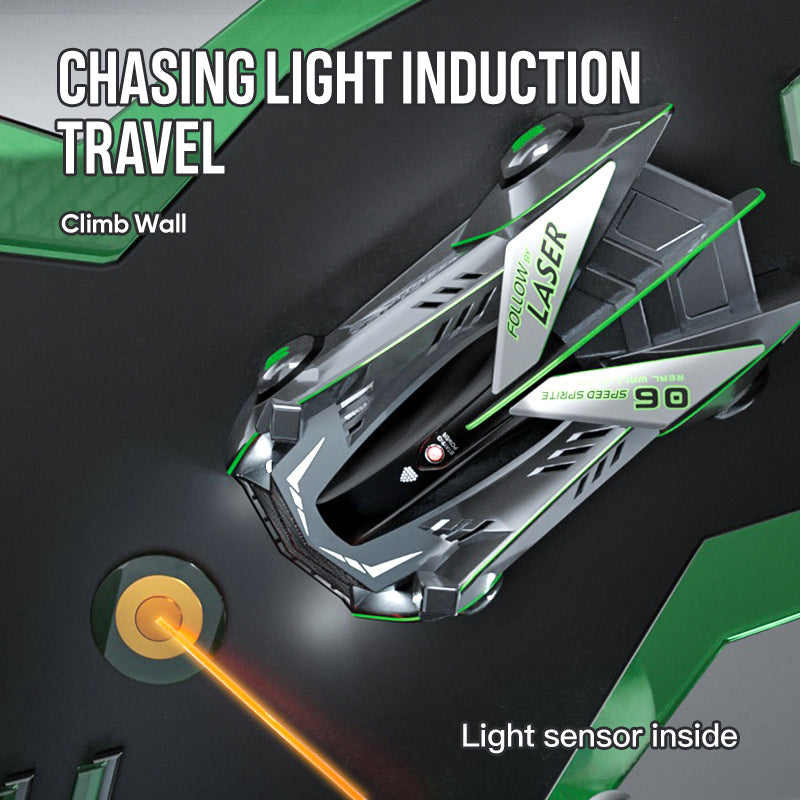 Light Chasing Wall Climbing Car Infrared Sensor Remote Control Toy Racing Car Four Wheel Drive For  2