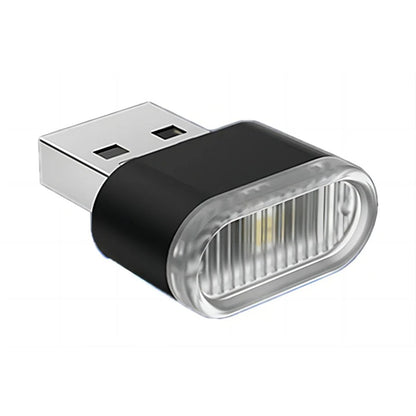 Car Interior Neon Decorative Lamp, Portable Mini USB LED Atmosphere Lights, Universal PC Car Emergency Lighting
