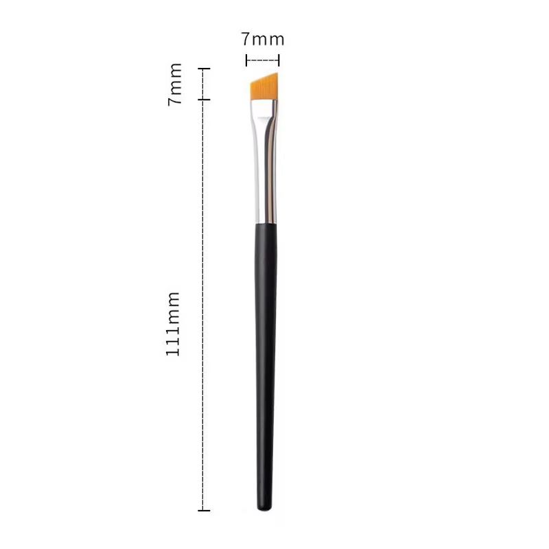Karsyngirl 5 Pcs Eye Makeup Brush Set  Flat Eyeliner Eyebrow And Detail Brushes For Professional Ey 4